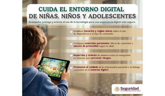 LA SSPC EMITE RECOMENDACIONES PARA EL CUIDADO DEL ENTORNO DIGITAL DE NIÑAS, NIÑOS Y ADOLESCENTES