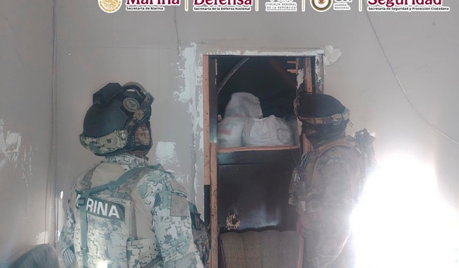 En Sonora, Autoridades Federales Inhabilitan Túnel con dirección a Estados Unidos y detienen a una persona relacionada en contrabando