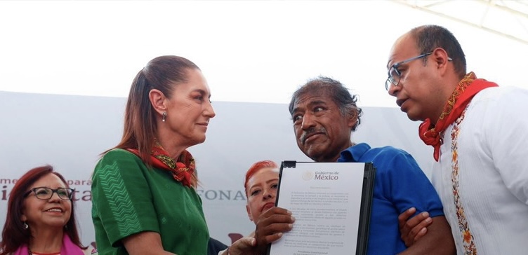 A 20 años de Atenco, la Presidenta Sheinbaum restituye tierras y promete: “nunca más represión