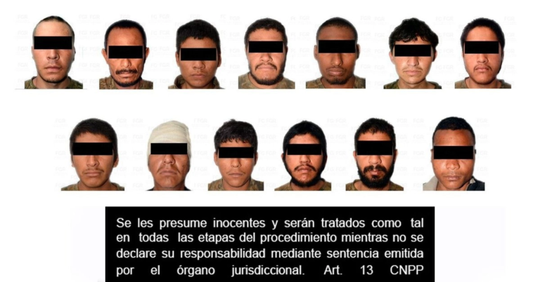 FGR vincula a proceso a 13 detenidos tras enfrentamiento en Sinaloa