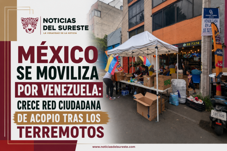 México se moviliza por Venezuela: crece red ciudadana de acopio tras los terremotos