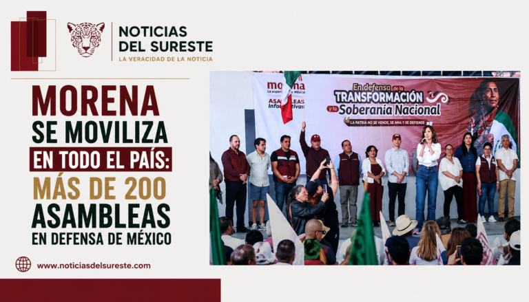 Morena se moviliza en todo el país: más de 200 asambleas en defensa de México