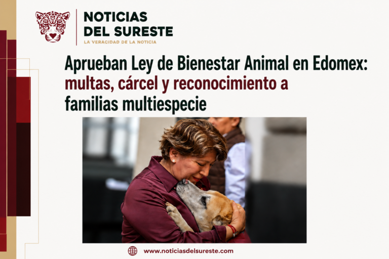 Aprueban Ley de Bienestar Animal en Edomex: multas, cárcel y reconocimiento a familias multiespecie