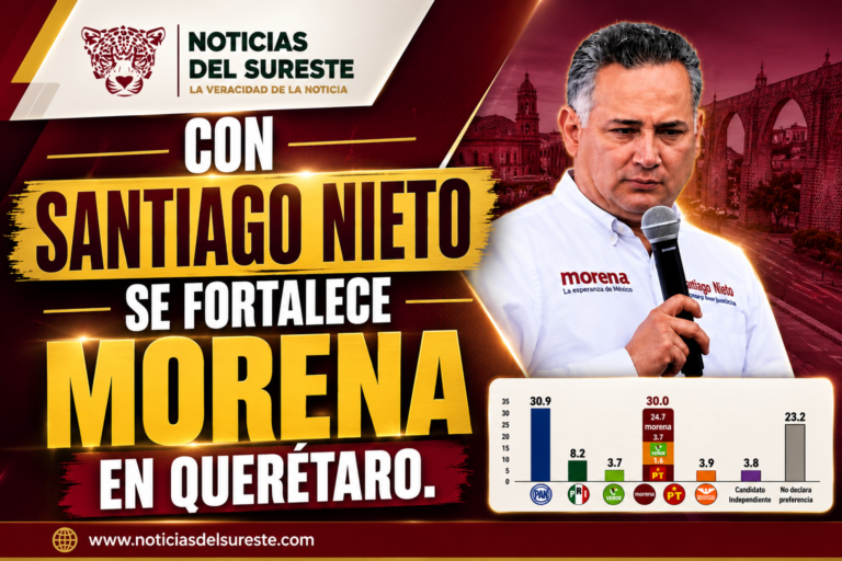Con Santiago Nieto se fortalece Morena en Querétaro.