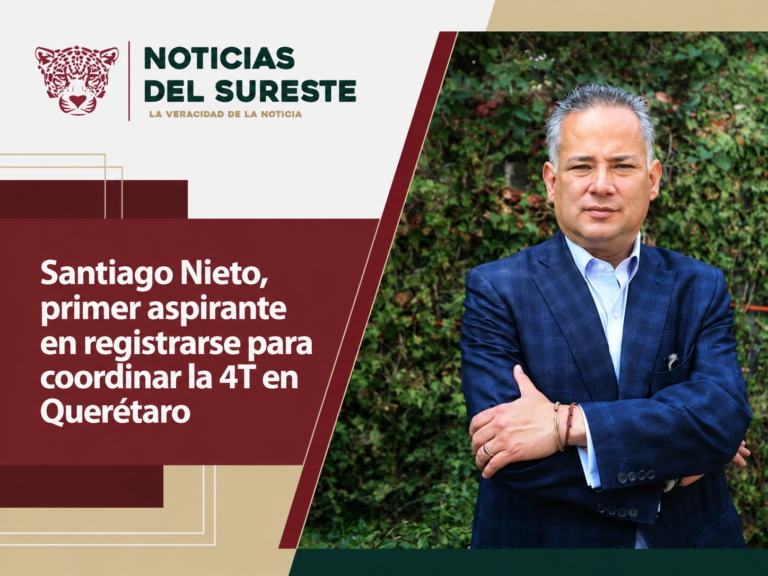 Santiago Nieto, primer aspirante en registrarse para coordinar la 4T en Querétaro