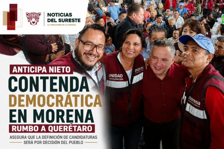 Anticipa Nieto contienda democrática en Morena rumbo a Querétaro