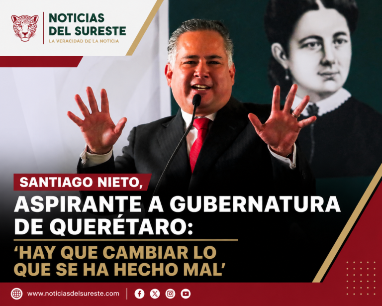 Santiago Nieto, aspirante a gubernatura de Querétaro: ‘Hay que cambiar lo que se ha hecho mal’