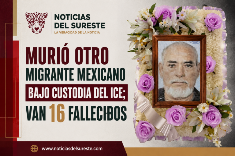 Murió otro migrante mexicano bajo custodia del ICE; van 16 fallecidos