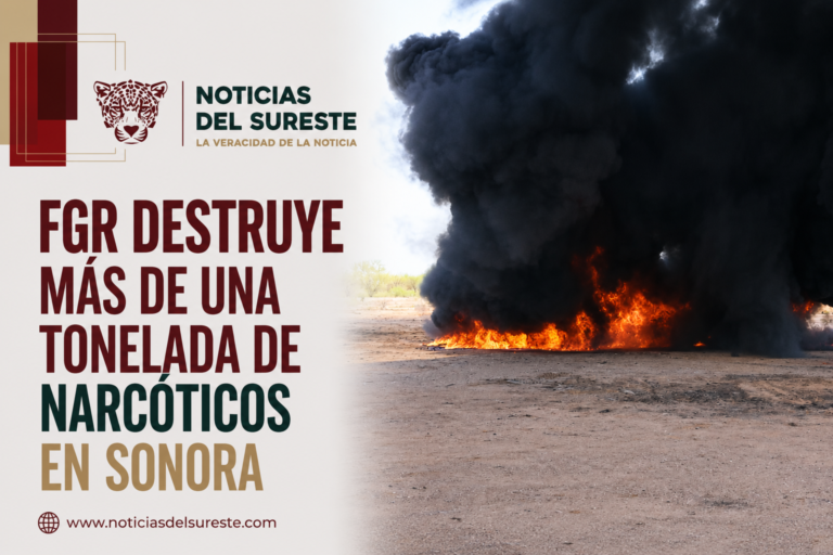 FGR destruye más de una tonelada de narcóticos en Sonora