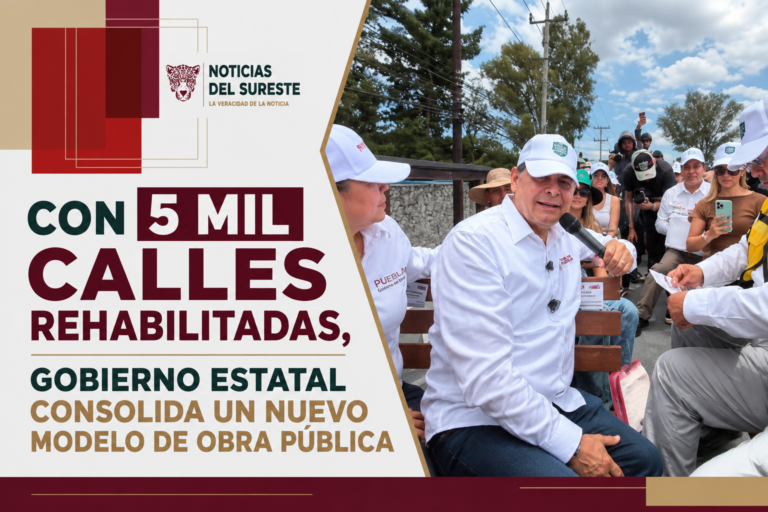 Con 5 mil calles rehabilitadas, gobierno estatal consolida un nuevo modelo de obra pública