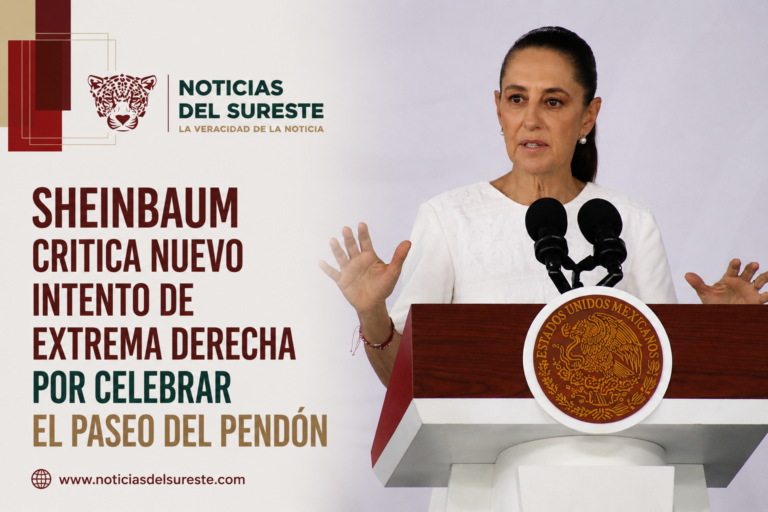 Sheinbaum critica nuevo intento de extrema derecha por celebrar el Paseo del Pendón