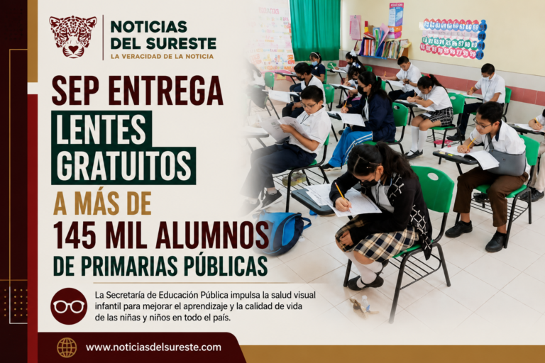 SEP entrega lentes gratuitos a más de 145 mil alumnos de primarias públicas