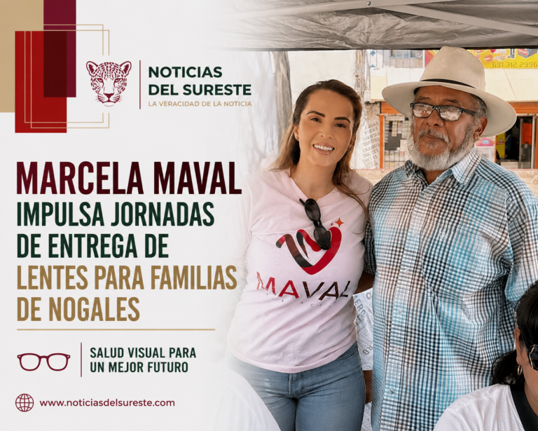 Marcela Maval impulsa jornadas de entrega de lentes para familias de Nogales