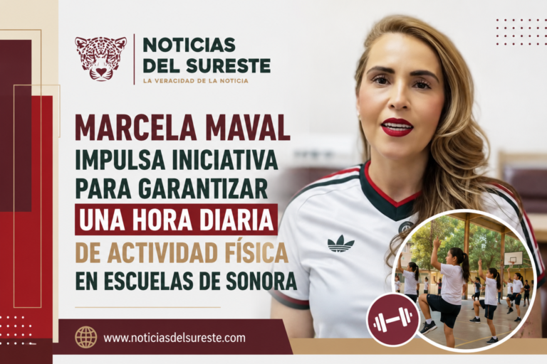 Marcela Maval impulsa iniciativa para garantizar una hora diaria de actividad física en escuelas de Sonora