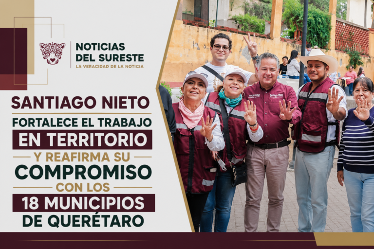 Santiago Nieto fortalece el trabajo en territorio y reafirma su compromiso con los 18 municipios de Querétaro