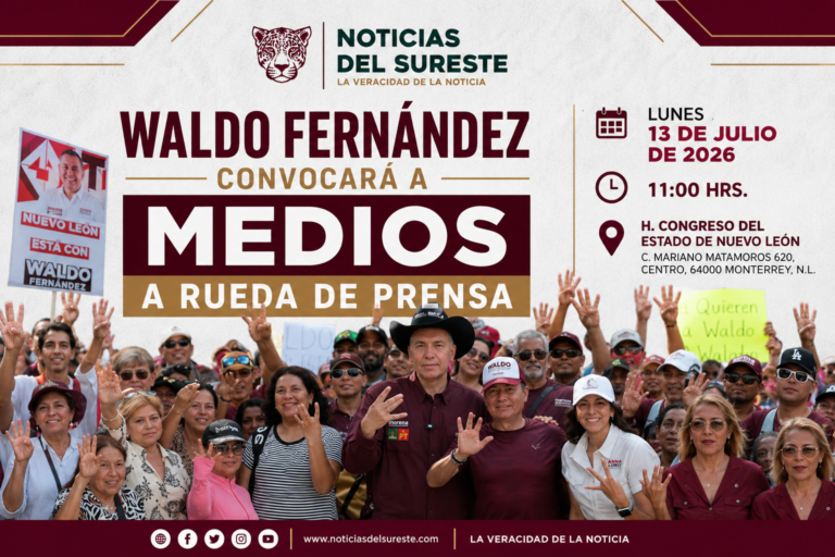 Waldo Fernández convocará a medios a rueda de prensa en el Congreso de Nuevo León