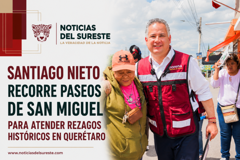 Santiago Nieto recorre Paseos de San Miguel para atender rezagos históricos en Querétaro