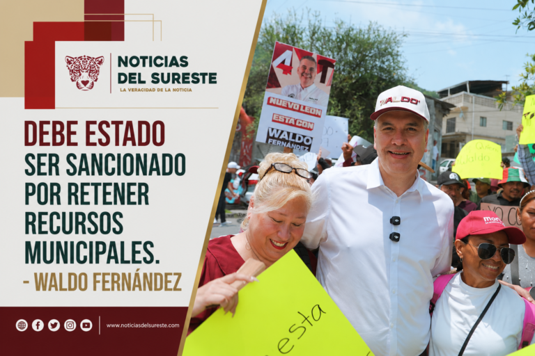 Debe Estado ser sancionado por retener recursos municipales.- Waldo Fernández