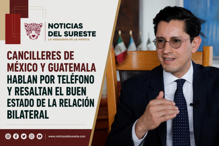 Cancilleres de México y Guatemala hablan por teléfono y resaltan el buen estado de la relación bilateral