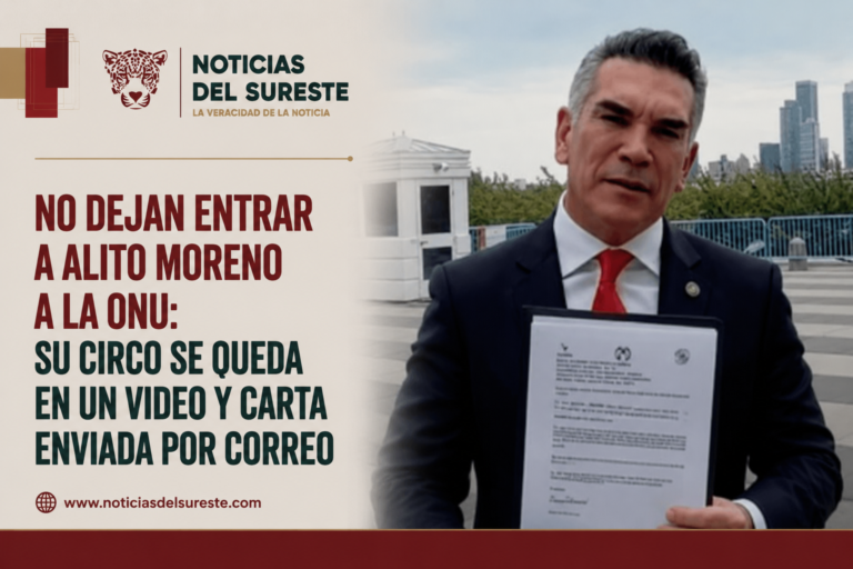 No dejan entrar a Alito Moreno a la ONU: su circo se queda en un video y carta enviada por correo