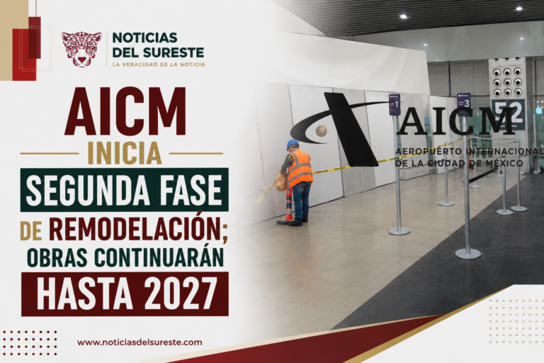 AICM inicia segunda fase de remodelación; obras continuarán hasta 2027