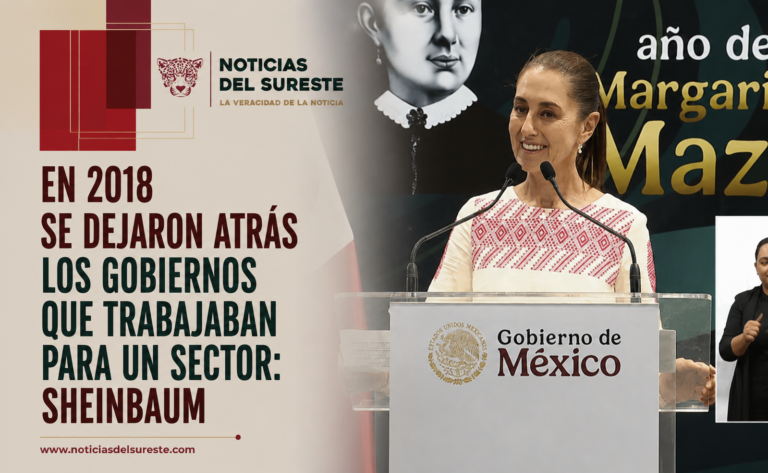 En 2018 se dejaron atrás los gobiernos que trabajaban para un sector: Sheinbaum