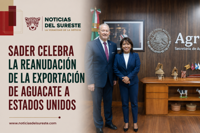 Sader celebra la reanudación de la exportación de aguacate a Estados Unidos