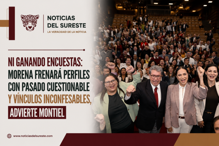 Ni ganando encuestas: Morena frenará perfiles con pasado cuestionable y vínculos inconfesables, advierte Montiel