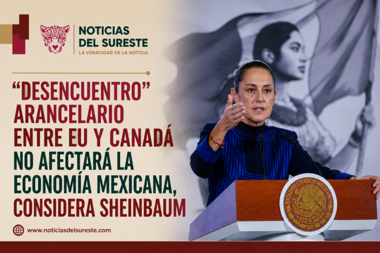 «Desencuentro» arancelario entre EU y Canadá no afectará la economía mexicana, considera Sheinbaum