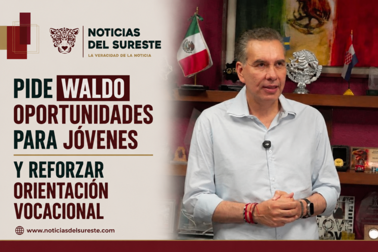 Pide Waldo oportunidades para jóvenes  y reforzar orientación vocacional