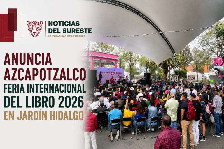 Anuncia Azcapotzalco Feria Internacional del Libro 2026 en Jardín Hidalgo