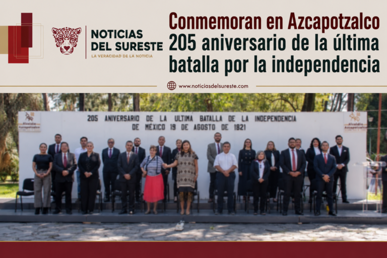 Conmemoran en Azcapotzalco 205 aniversario de la última batalla por la independencia