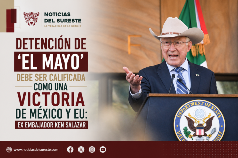 Detención de ‘El Mayo’ debe ser calificada como una victoria de México y EU: ex embajador Ken Salazar