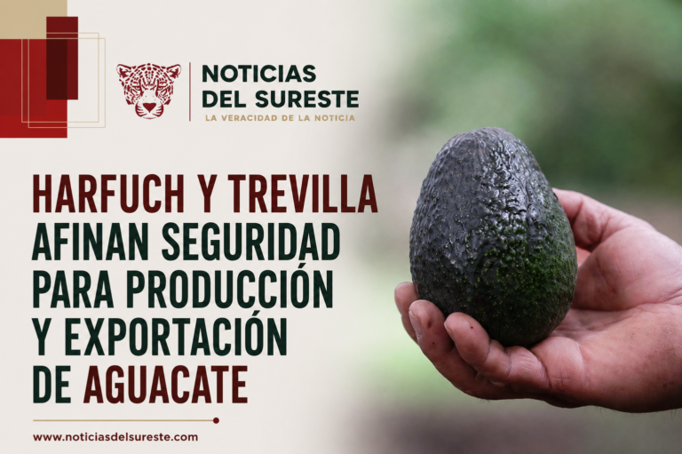 Harfuch y Trevilla afinan seguridad para producción y exportación de aguacate