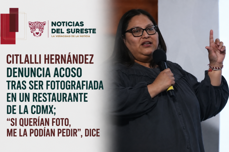 Citlalli Hernández denuncia acoso tras ser fotografiada en un restaurante de la CDMX; “si querían foto, me la podían pedir”, dice