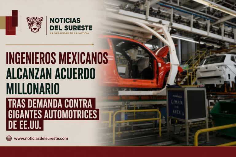 Ingenieros mexicanos alcanzan acuerdo millonario tras demanda contra gigantes automotrices de EE.UU.
