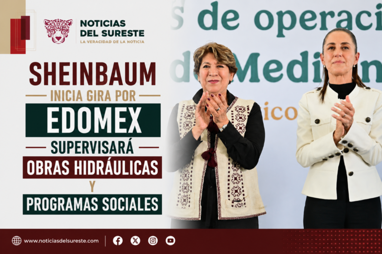 Sheinbaum inicia gira por Edomex; supervisará obras hidráulicas y programas sociales