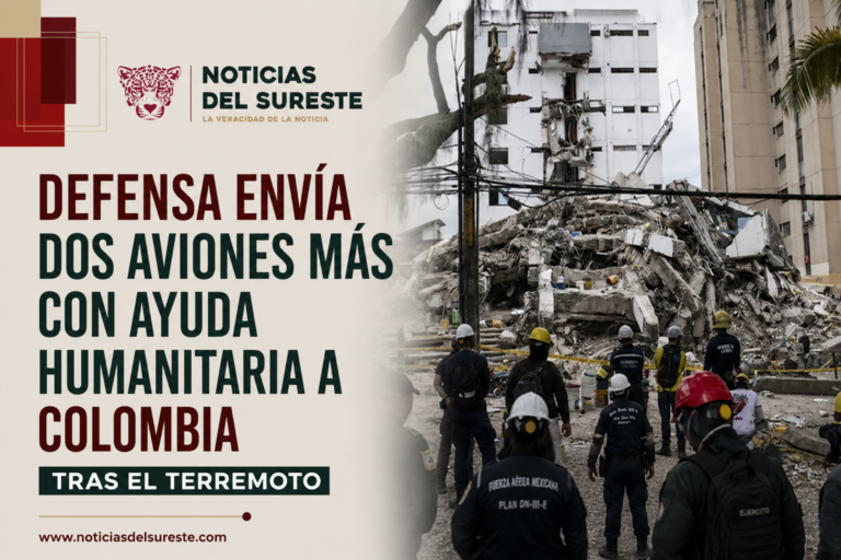 Defensa envía dos aviones más con ayuda humanitaria a Colombia tras el terremoto