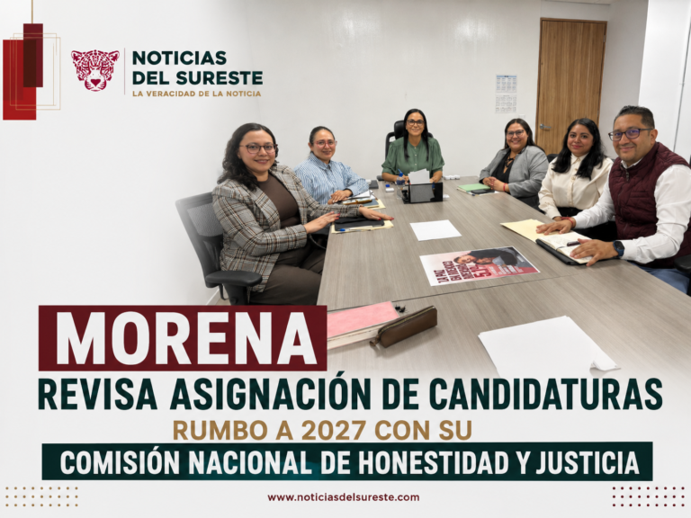 Morena revisa asignación de candidaturas rumbo a 2027 con su Comisión Nacional de Honestidad y Justicia