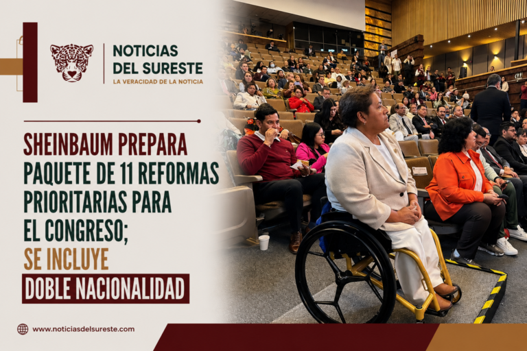 Sheinbaum prepara paquete de 11 reformas prioritarias para el Congreso; se incluye doble nacionalidad
