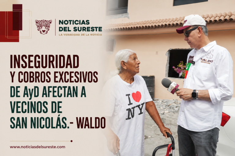 Inseguridad y cobros excesivos de AyD afectan a vecinos de San Nicolás.- Waldo
