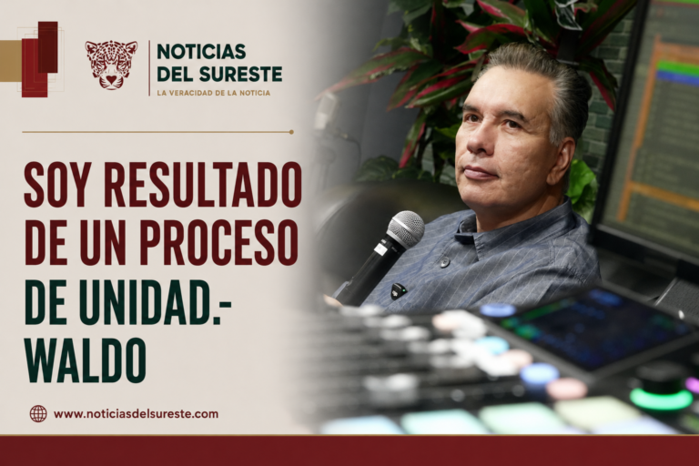 Soy resultado de un proceso de unidad.- Waldo