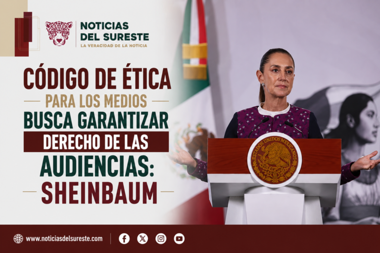 Código de ética para los medios busca garantizar derecho de las audiencias: Sheinbaum