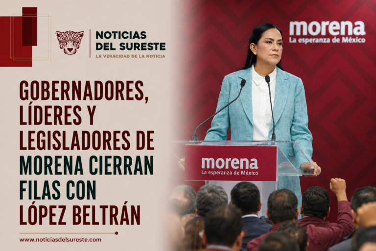Gobernadores, líderes y legisladores de Morena cierran filas con López Beltrán