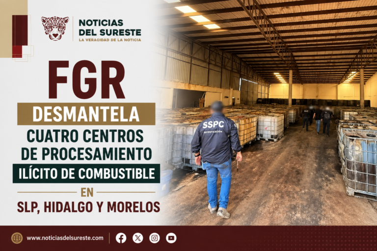 FGR desmantela cuatro centros de procesamiento ilícito de combustible en SLP, Hidalgo y Morelos