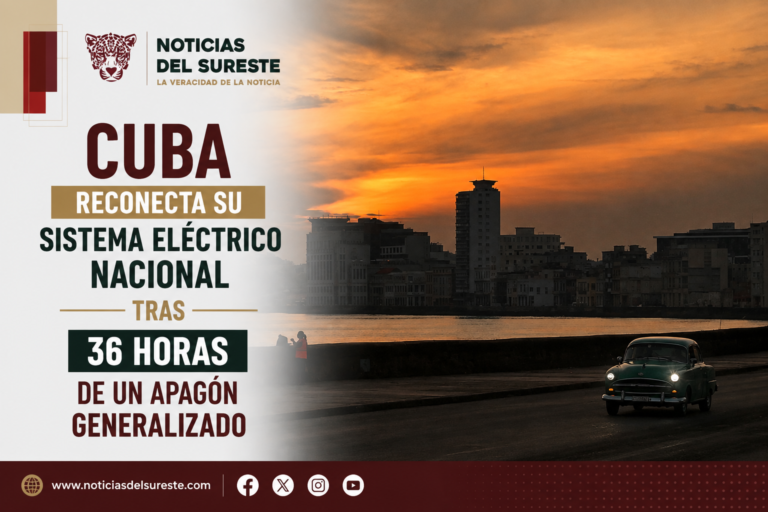 Cuba reconecta su sistema eléctrico nacional tras 36 horas de un apagón generalizado