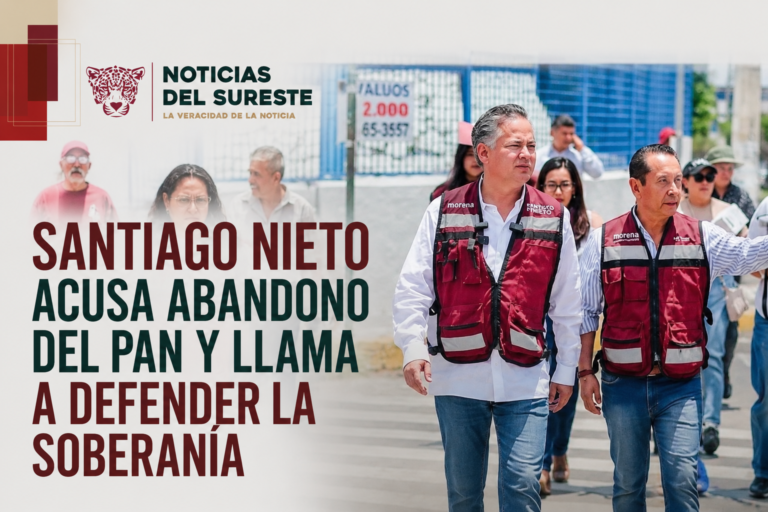 Santiago Nieto acusa abandono del PAN y llama a defender la soberanía