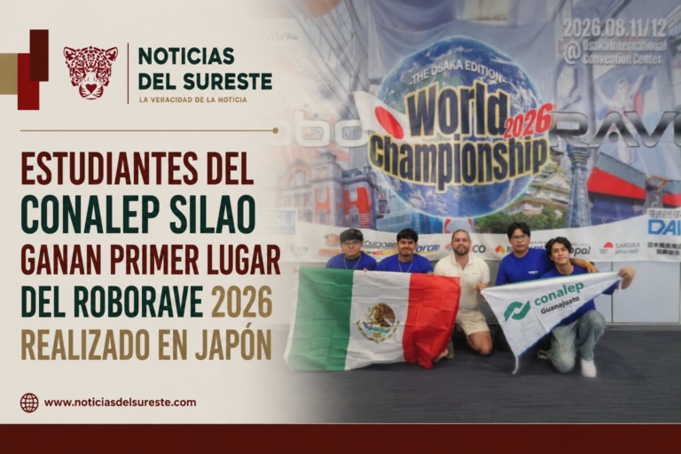Estudiantes del Conalep Silao ganan primer lugar del ROBORAVE 2026 realizado en Japón