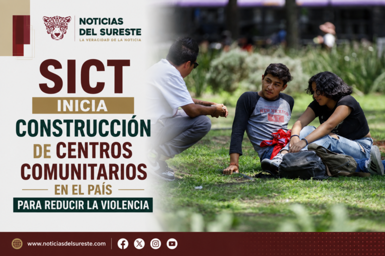 SICT inicia construcción de centros comunitarios en el país para reducir la violencia