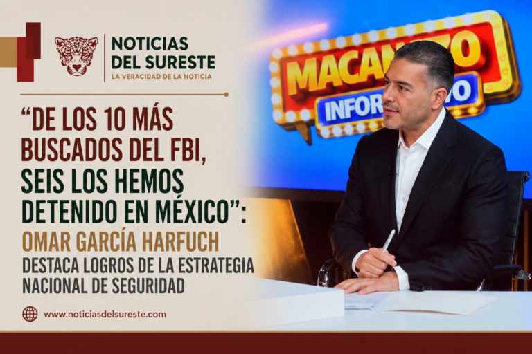 «De los 10 más buscados del FBI, seis los hemos detenido en México»: Omar García Harfuch destaca logros de la Estrategia Nacional de Seguridad